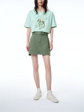 Women's High-Waisted Cotton Denim Shorts